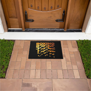 Boxing Graphic Art - Boxer Doormat