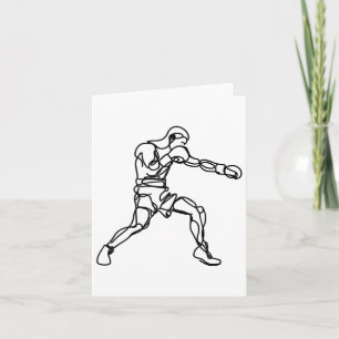 Boxing Graphic Indoor Sports Card