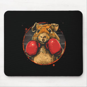 Boxing Guinea Pig Lover Boxing Gloves Kickboxing F Mouse Pad