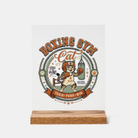Boxing Gym Cat Boxing Gym Cat Vintage Vector Art S