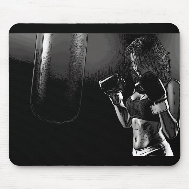 Boxing gym mouse pad (Front)
