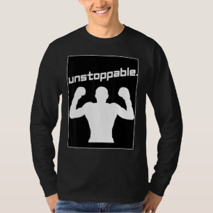 Boxing Gym Workout Graphic Motivation Unstoppable  T-Shirt