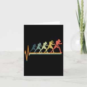 Boxing Heartbeat Boxer Gift Love  Card
