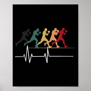 Boxing Heartbeat Boxing Boxer Boxing Lover MMA Poster