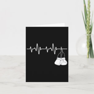Boxing Heartbeat - Boxing Lover Boxer Kickboxing F Card