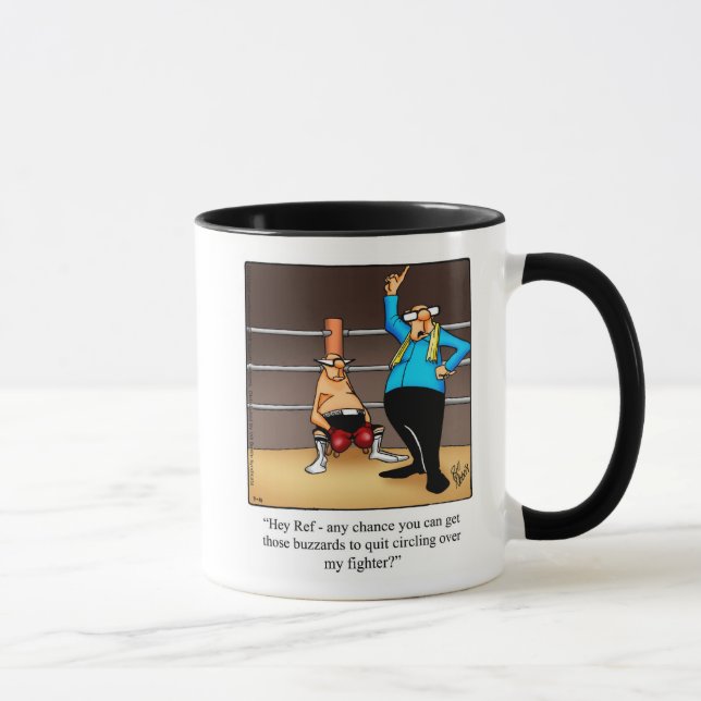 Boxing Humour Mug Gift (Right)