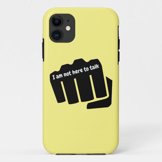 Boxing, I am not here to talk Case-Mate iPhone Case (Back)