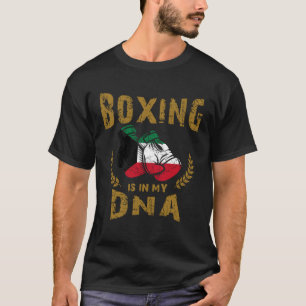 Boxing is in my D N A Kuwait Flag Boxing Gloves T-Shirt