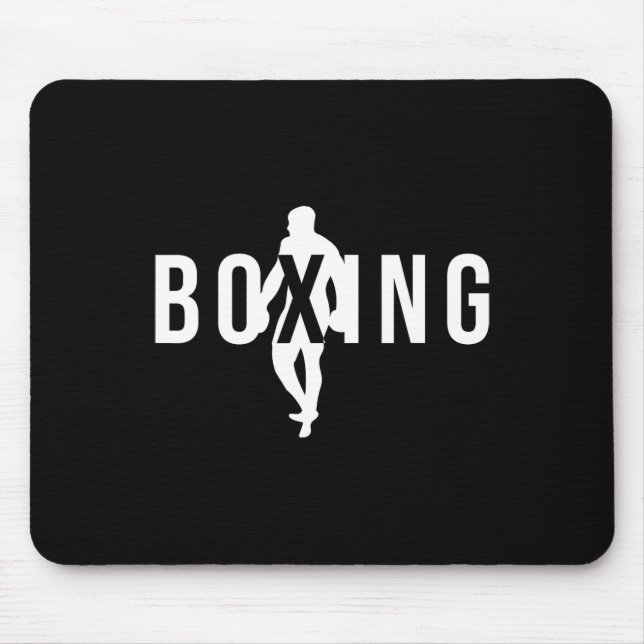 Boxing Is My Therapy One Coolest Funny Boxing Meme Mouse Pad (Front)
