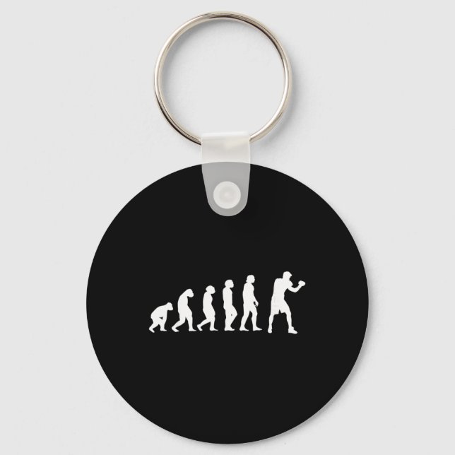 Boxing Kickboxing Evolution Boxing Fight Boxer  Key Ring (Front)