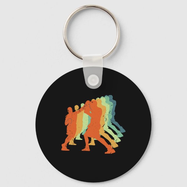 Boxing, Kickboxing, Muay Thai, Men And Boys, Comt  Key Ring (Front)