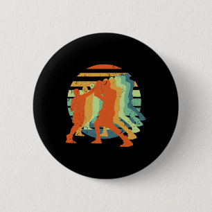Boxing, Kickboxing, Muay Thai, Men Boys Comt Sport 6 Cm Round Badge