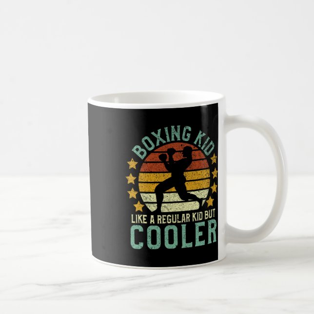 Boxing Kid Funny Youth Boxer Gift  Coffee Mug (Right)