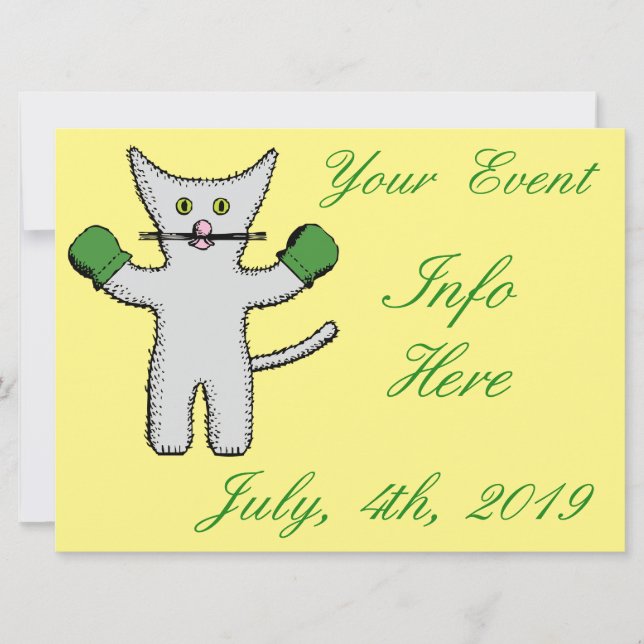 Boxing Kitten with Mittens Thunder_Cove (Front)