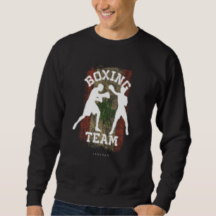 Boxing Lebanon Combat Sports Fighter Boxing Sweatshirt