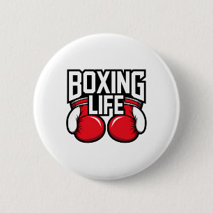 Boxing Life For Amateur Professional Boxers 5 6 Cm Round Badge