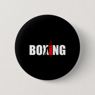 Boxing Lover Gym Boxer Kickboxing Kickboxer Enthus 6 Cm Round Badge