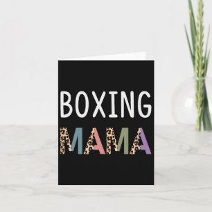 Boxing Mama Boxer Women Gift - Funny Boxing Mum  Card