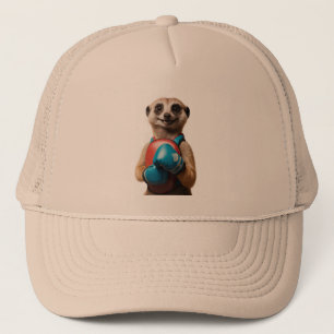 Boxing Meerkat Sports Trucker Hat – Funny Gym Styl