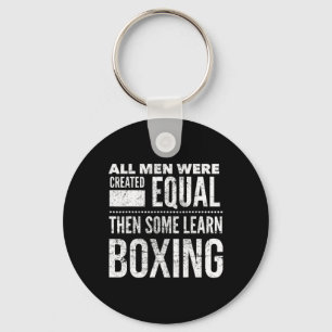 Boxing Men Funny Boxer Statement For Coach Gym Mot Key Ring