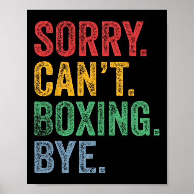 Boxing Men Women  Poster (Front)