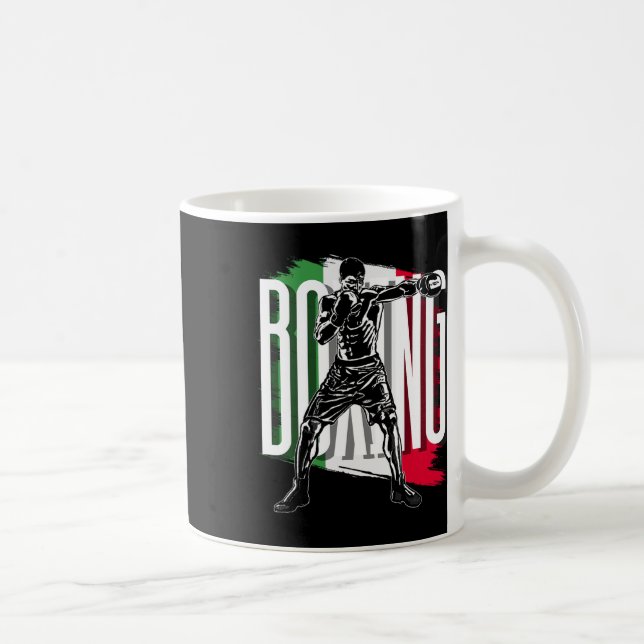 Boxing , Mexican Flag  Coffee Mug (Right)