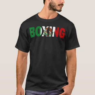 Boxing Mexico Flag T-shirt