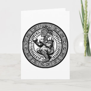 Boxing Mexico Funny Mexican Vintage Style Boxing M Card
