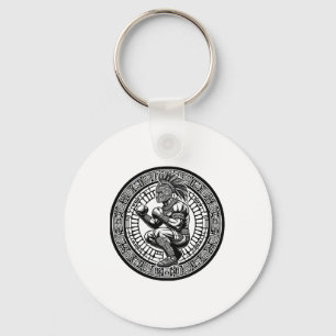 Boxing Mexico Funny Mexican Vintage Style Boxing M Key Ring