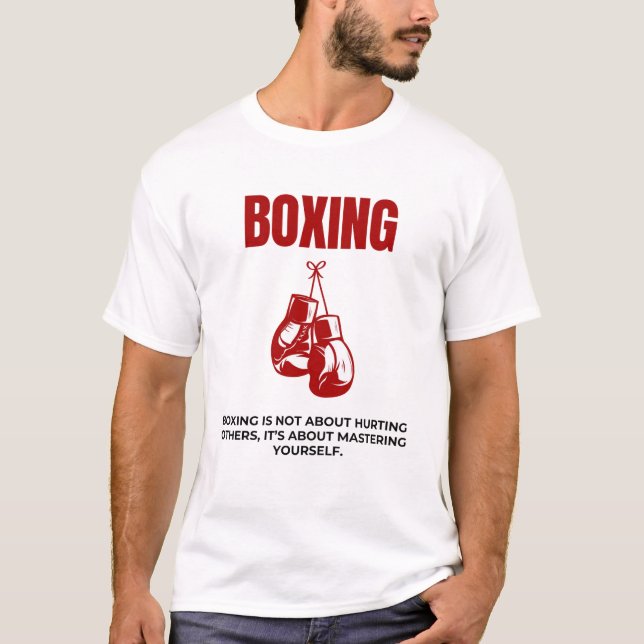 Boxing Mindset – Strength Discipline Focus T-Shirt (Front)