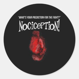Boxing Movie Enthusiast Anatomy Biology Student Te Classic Round Sticker