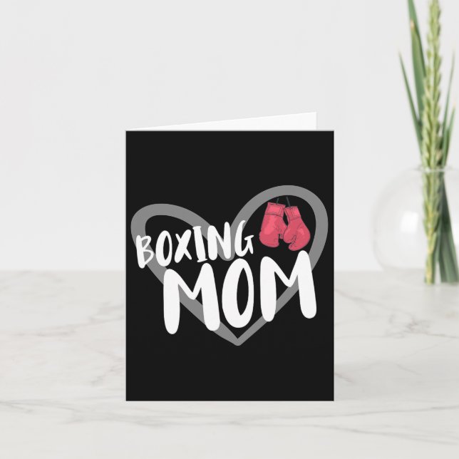 Boxing Mum  Card (Front)