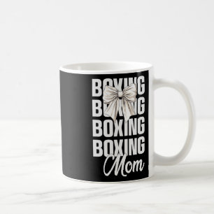 Boxing Mum Coquette Bow Cute Boxing Lovers Mothers Coffee Mug