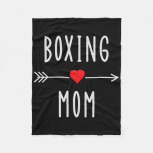 Boxing Mum Funny Womens Boxing Mma Muay Thai Mum G Fleece Blanket