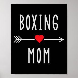 Boxing Mum Funny Womens Boxing Mma Muay Thai Mum G Poster