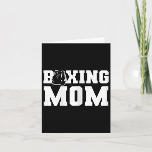 Boxing Mum Supportive And Proud Boxing Parent  Card