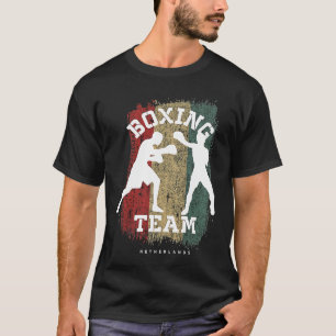Boxing Netherlands Combat Sports Fighter Boxing T-Shirt