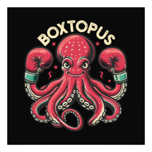 Boxing Octopus - Boxtopus Photo Print