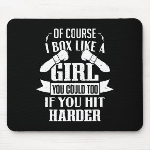 Boxing Outfit For Boxer Boxing Gloves  Mouse Pad