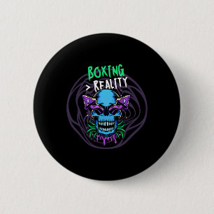Boxing Over Reality Fight Training Victory Spirit  6 Cm Round Badge
