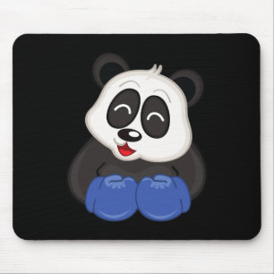 Boxing - Panda Bear Mouse Pad