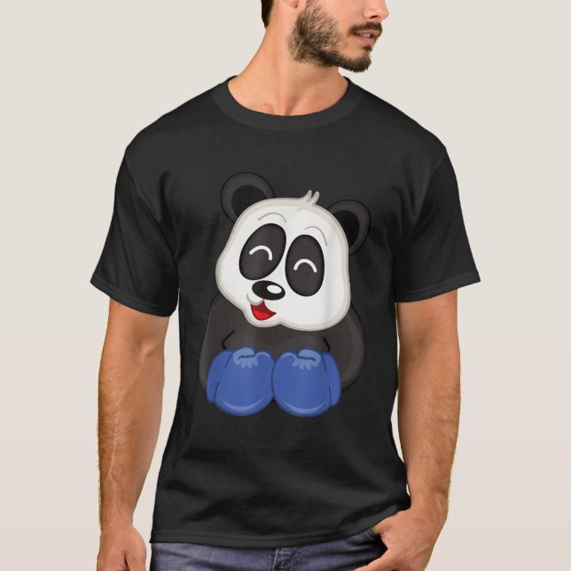 Boxing Panda Bear T-Shirt (Front)