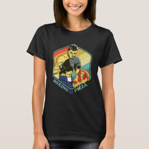 Boxing Pizza Bout Knockdown Italian Pasta Foodie S T-Shirt