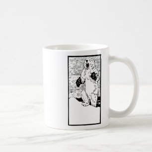 Boxing Polar Bear Fighting Glol Warming Funny Coffee Mug