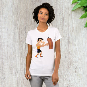 Boxing Punching Bag Womens T-Shirt