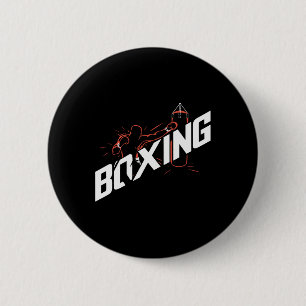 Boxing Punching Byg Boxing Kickboxing Boxing Lover 6 Cm Round Badge