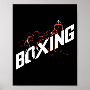 Boxing Punching Byg Boxing Kickboxing Boxing Lover Poster