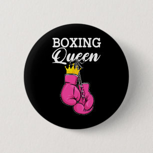 Boxing Queen Boxing Player Sport Lover Boxer  6 Cm Round Badge