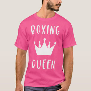 Boxing Queen Fitness Workout Gym Boxer Exerise T-Shirt