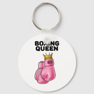 Boxing Queen Womens Boxing Girls Boxer Boxing 1 Key Ring